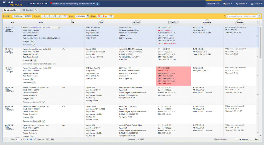 	AirCheck G2 Manager 软件                                                                                                      AirCheck G2 Manager 软件提供管理 AirCheck G2 配置文件和查看有关保存的测试结果的详细信息的功能。AirMagnet Manager 是免费的，可以从 Link-Live 云服务下载至任何计算机。 1)	配置文件 通过使用配置文件，可以轻松配置、管理和控制 AirCheck G2 或整个 AirCheck G2 系列的使用。该文件可配置安全设置、自动测试限制和目标设备的连通性。可以根据不同设施的需求，命名并传输多个配置文件到 AirCheck G2 中。配置文件均受密码保护，因此即使您的 AirCheck G2 丢失或被盗，也不用担心您的网络受到非法访问。